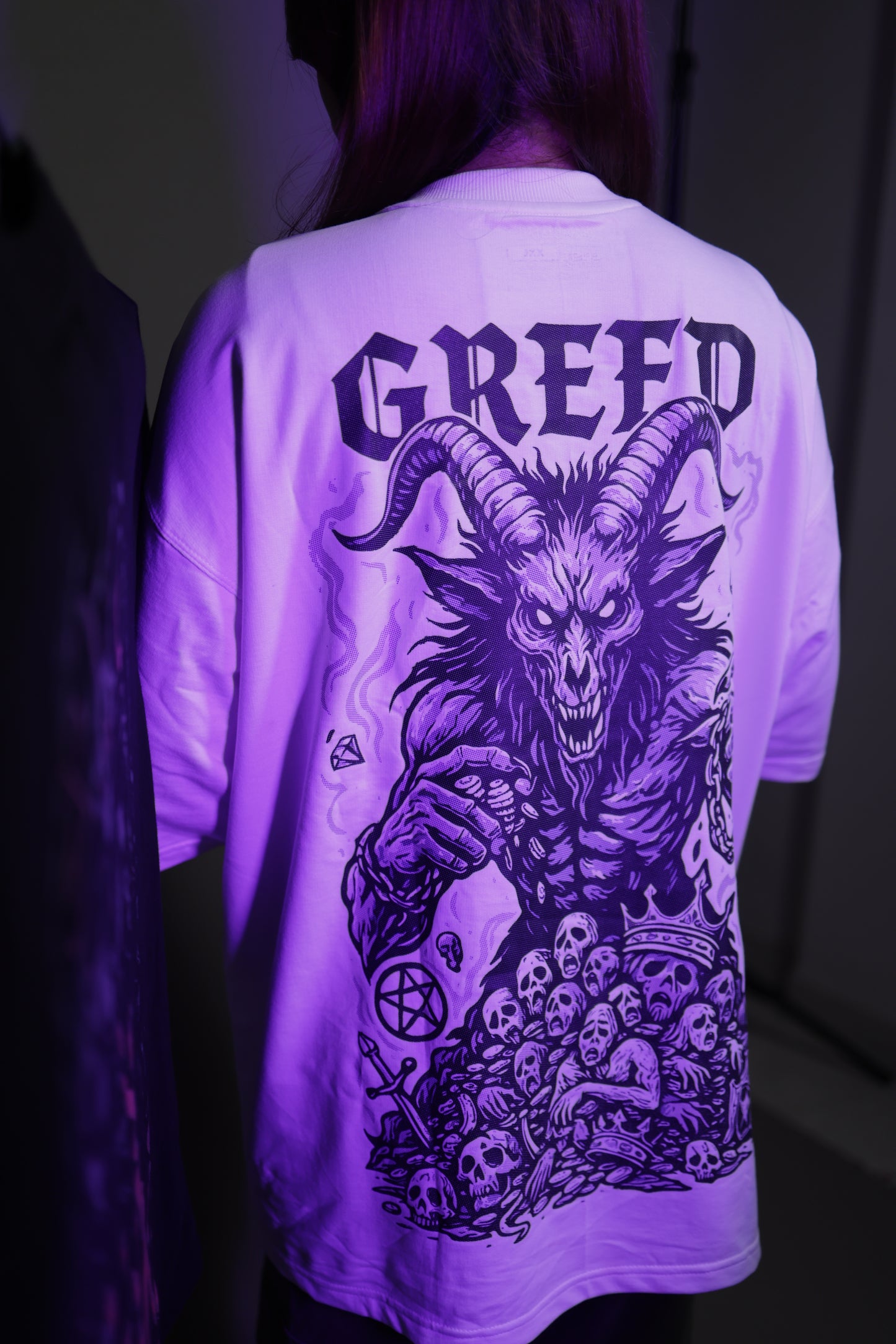 Unisex T-shirt White Greed