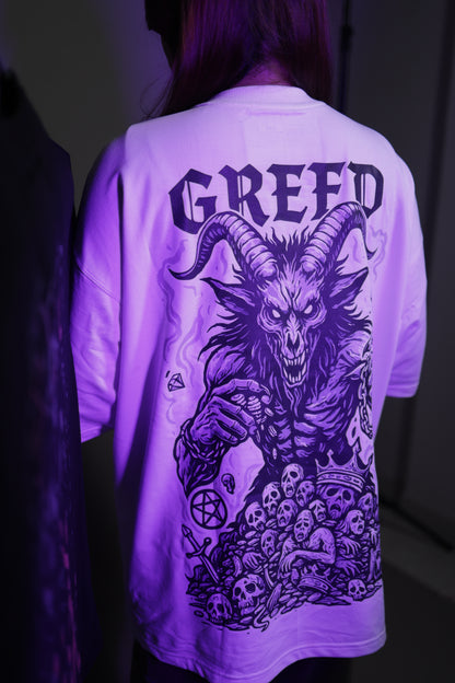 Unisex T-shirt White Greed