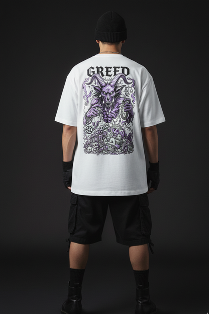 Unisex T-shirt White Greed
