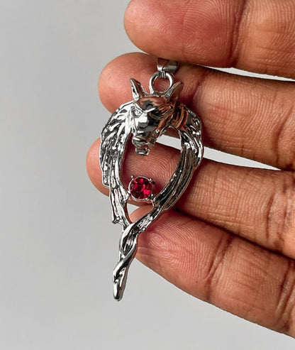 Wolf Heart Pendent