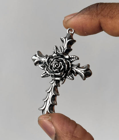 Rose Cross Pendent