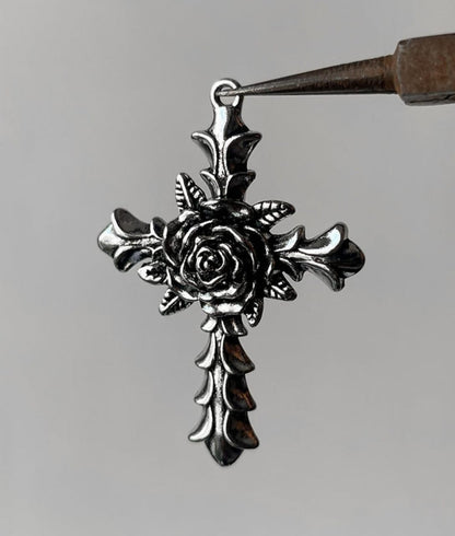 Rose Cross Pendent